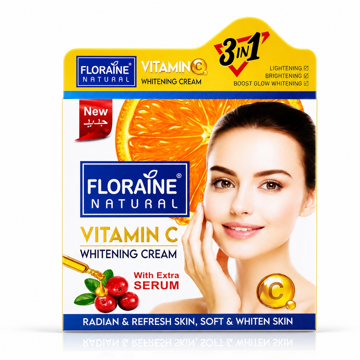 Floraine Natural Vitamin C Whitening Cream (30g) - View 1