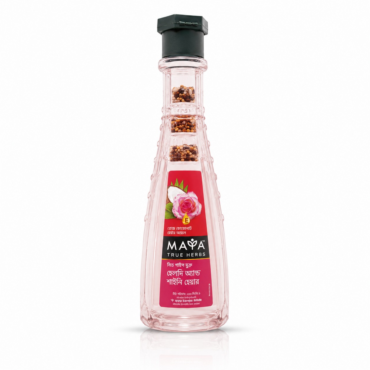 MAYA True Herbs Rose Coconut Hair Oil (200ml) - View 1