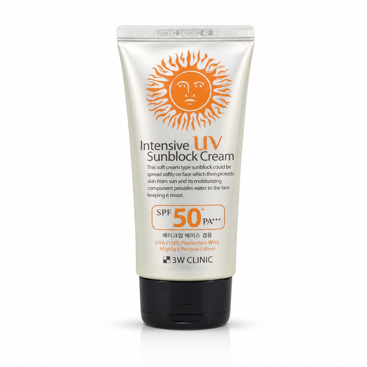 3W Clinic Intensive UV Sunblock Cream SPF 50+ PA+++ (70ml) - View 1