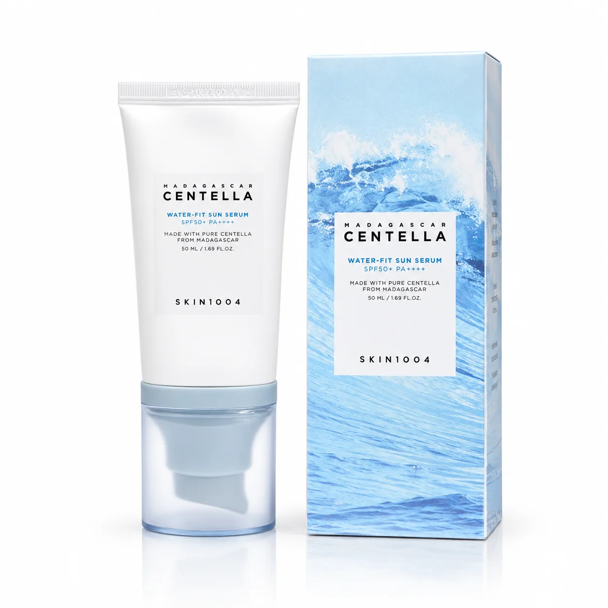 SKIN1004 Madagascar Centella Hyalu-Cica Water-Fit Sun Serum SPF50+ PA++++ 50ml - View 1